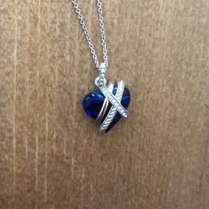 Brighton Blue heart necklace